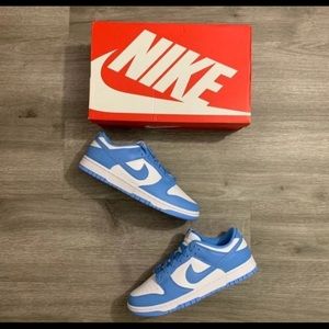 Nike dunk lows (university blue )